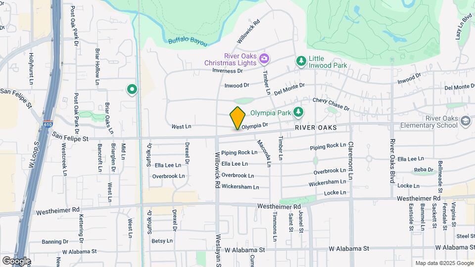 3800 San Felipe St Map and Location Details