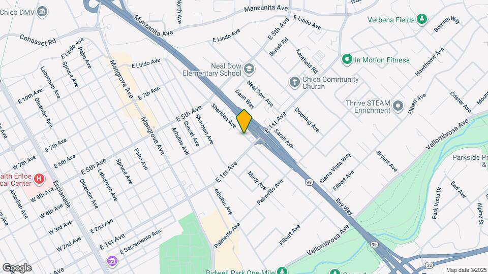 1125 Sheridan Ave Map and Location Details