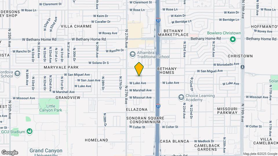 2607 W San Miguel Ave Map and Location Details