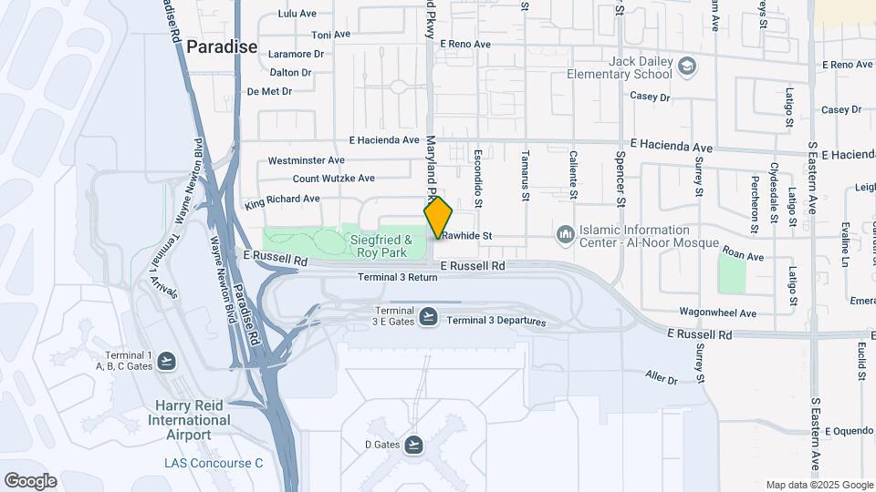 1215 Rawhide St Map and Location Details