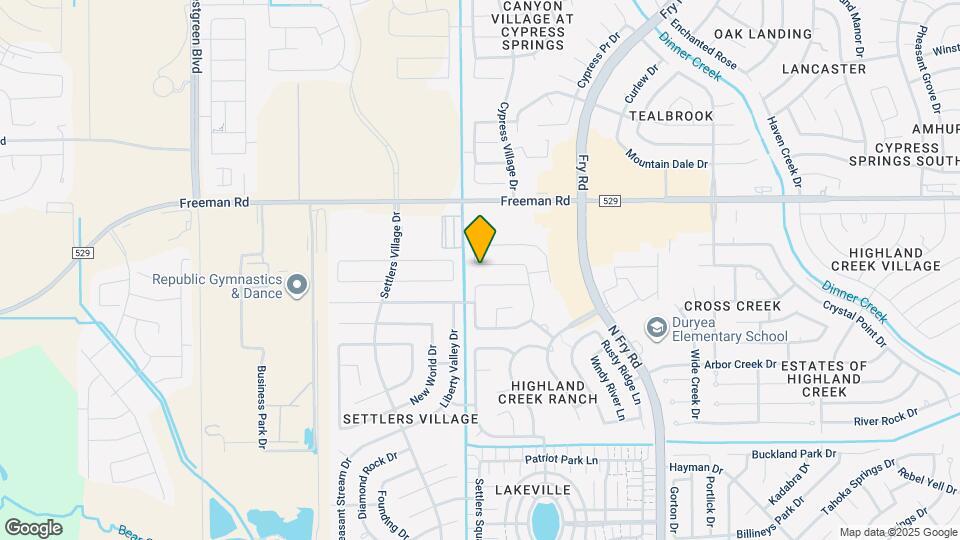 20823 Dewberry Creek Ln Map and Location Details
