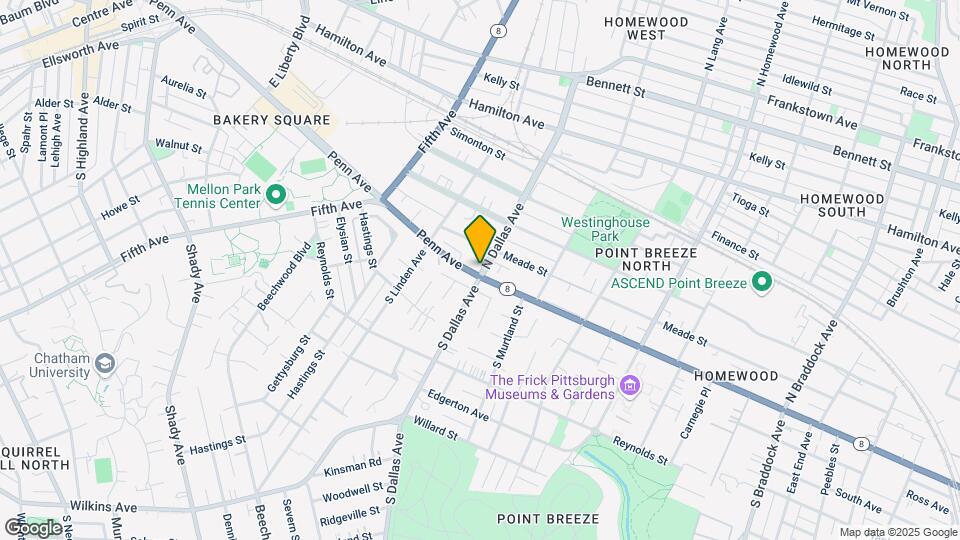 6861 Penn Ave Map and Location Details