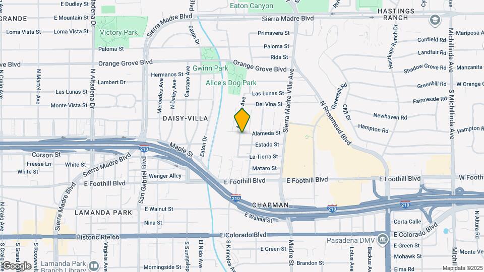 3124 Alameda St Map and Location Details