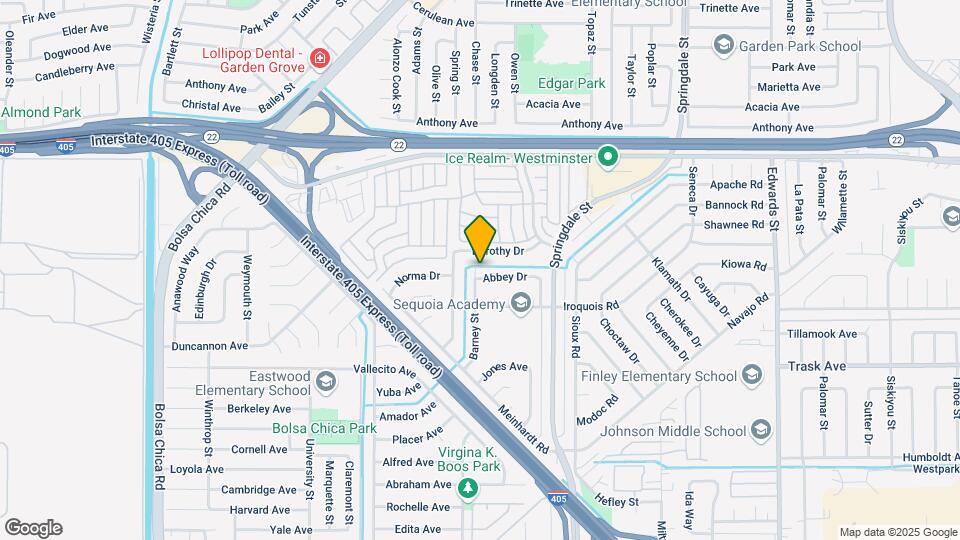 5781 Abbey Dr Map and Location Details