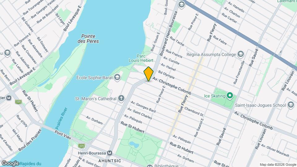 10625 Du Sacré-Coeur Av Map and Location Details