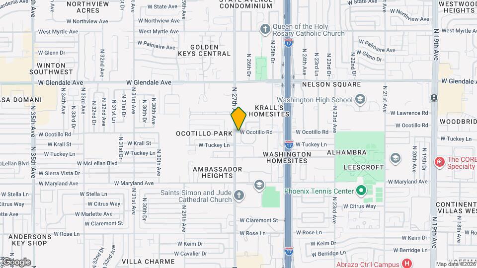 6655 N 27th Ave Mapa y Detalles de la Ubicación
