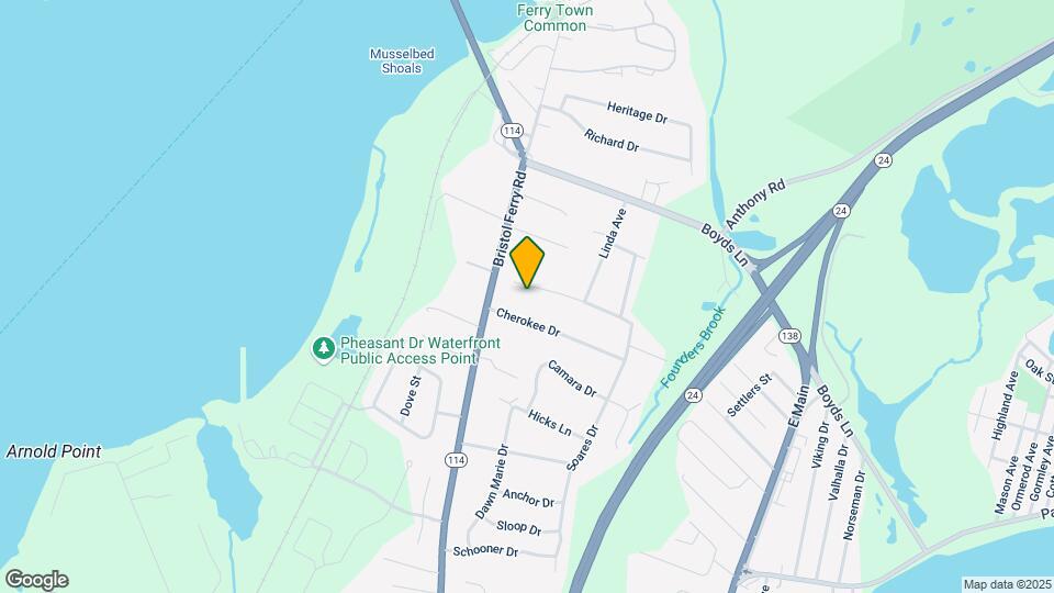 25 Windward Dr Map and Location Details