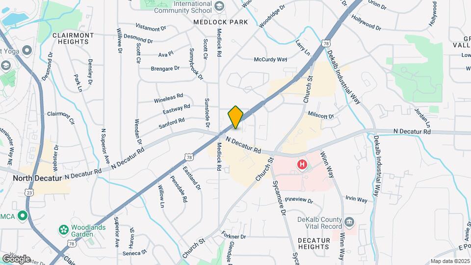 2532 N Decatur Rd Map and Location Details