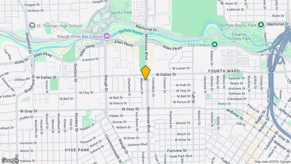 1014 Montrose Blvd Map and Location Details