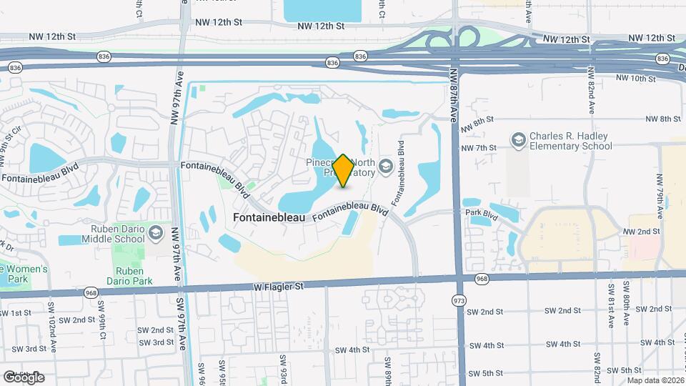 9133 Fontainebleau Blvd Mapa y Detalles de la Ubicación