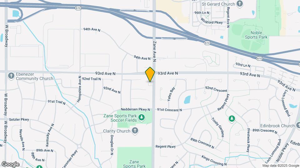 9235 Zane Ave N Mapa y Detalles de la Ubicación