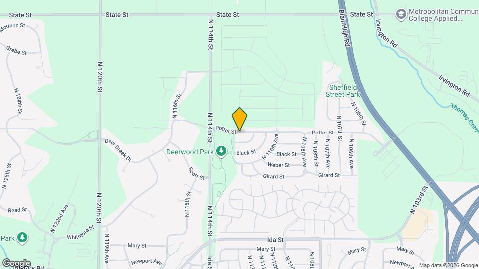 11209 Potter St Map and Location Details