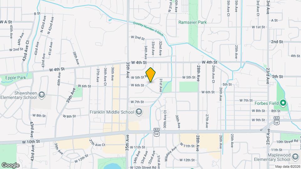 3126 W 5th St Map and Location Details