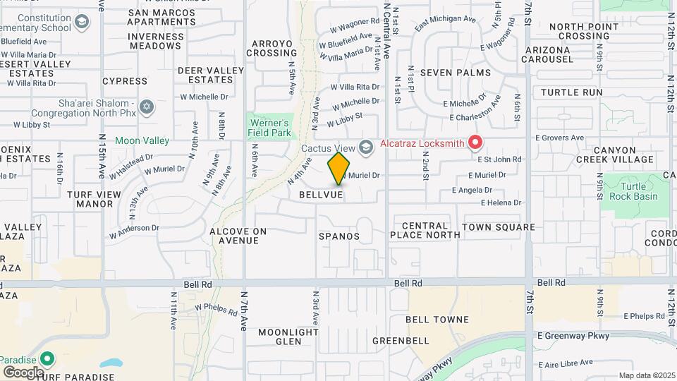 17424 N 2nd Ave Map and Location Details