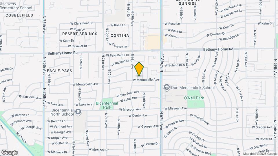 5703 N 68th Dr Map and Location Details