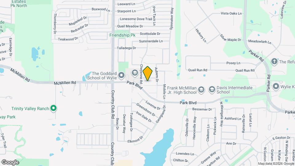 1310 Cahaba Dr Map and Location Details