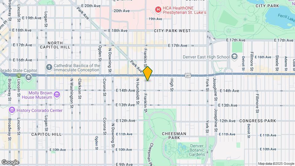 1438 Franklin St Mapa y Detalles de la Ubicación