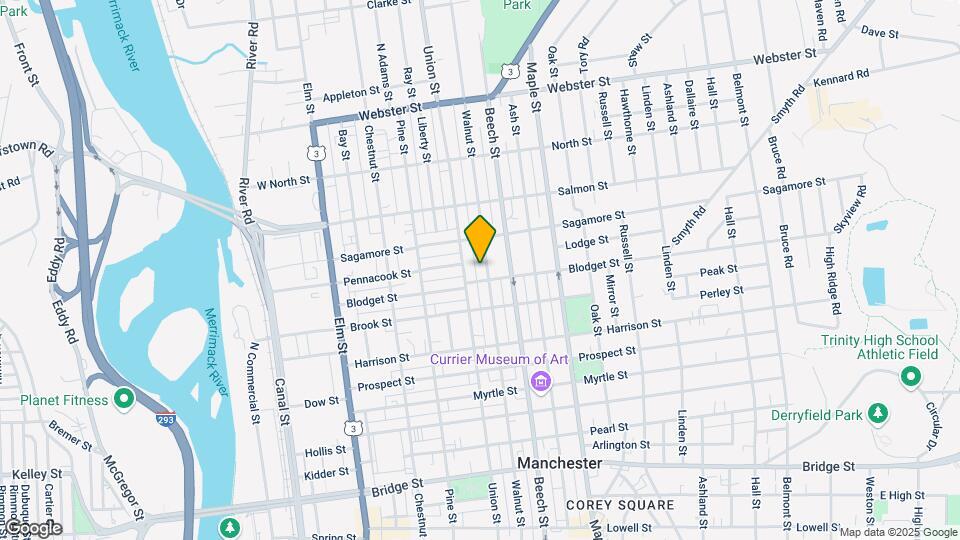 250 Walnut St Mapa y Detalles de la Ubicación