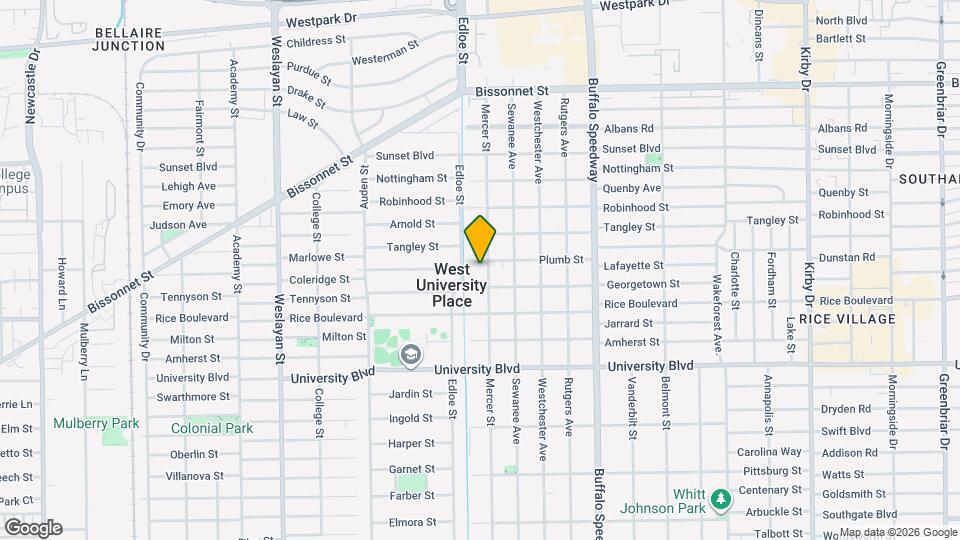 3605 Plumb St Map and Location Details