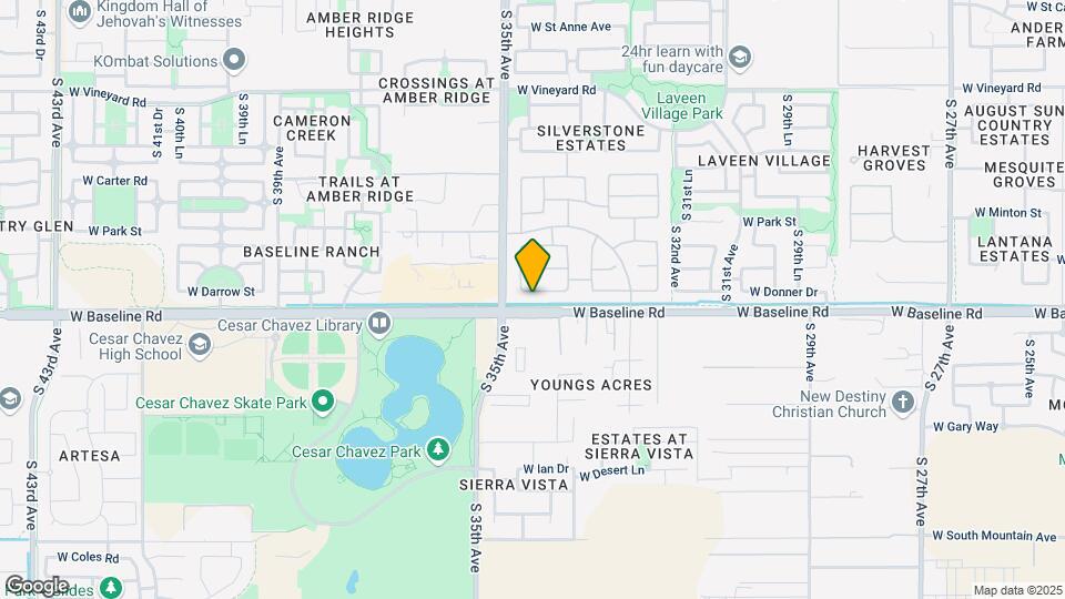3415 West Donner Dr Map and Location Details