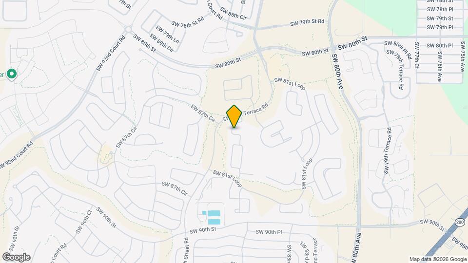8525 SW 86th Terrace Map and Location Details