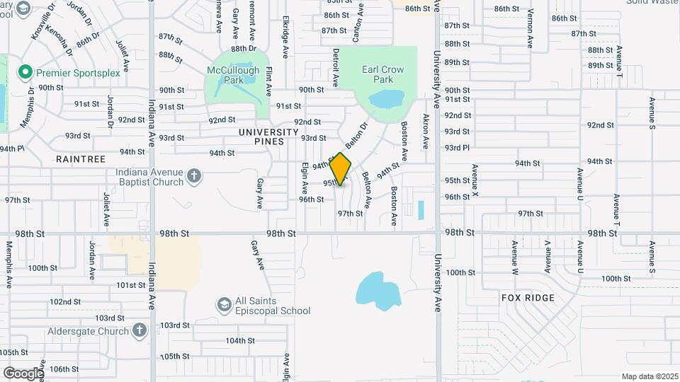 9505 Detroit Ave Map and Location Details