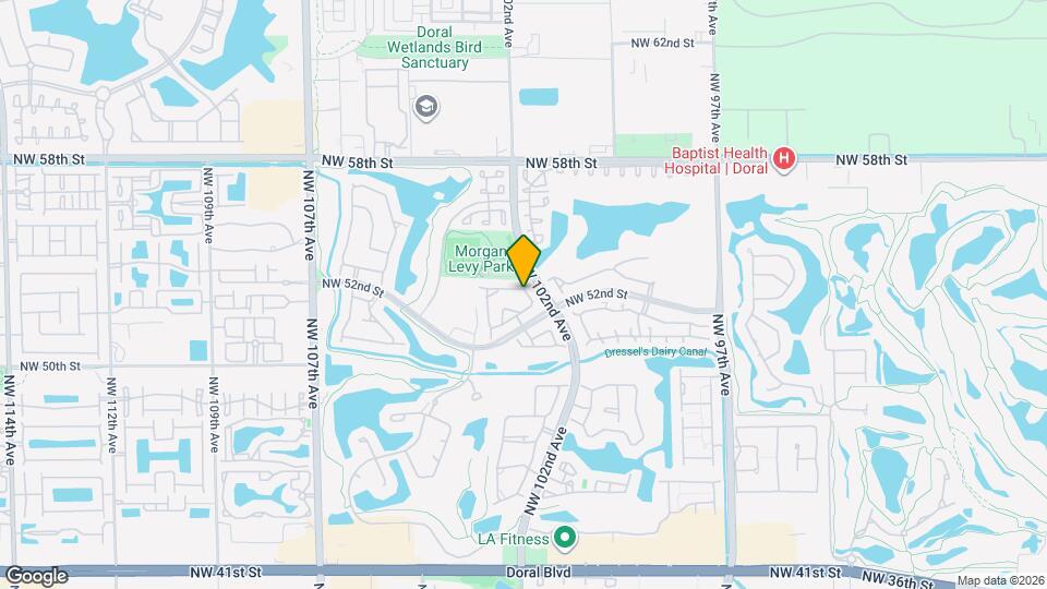 5240 NW 102nd Ct Map and Location Details