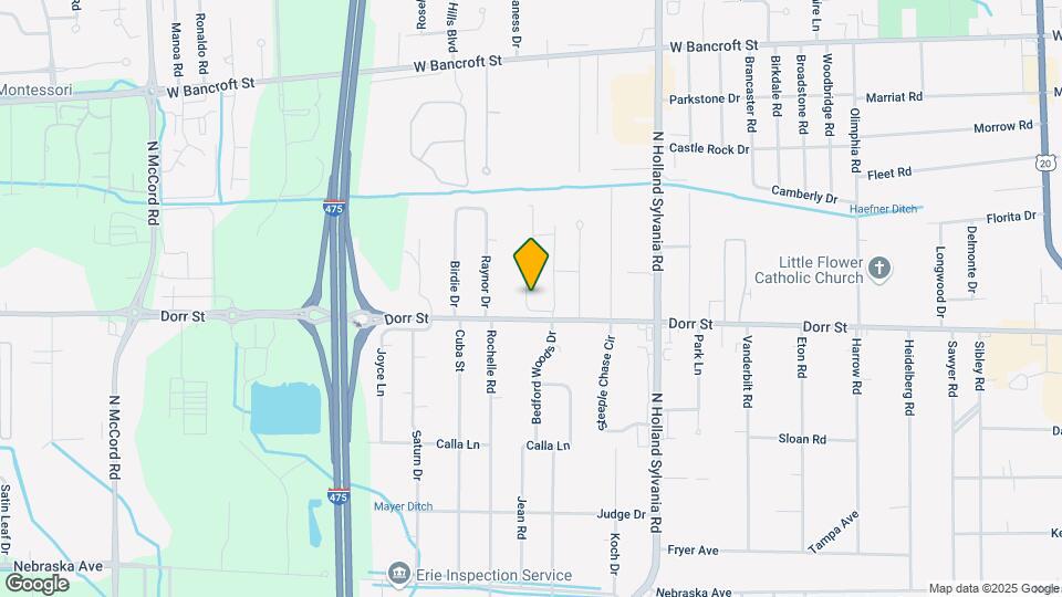 6120 Dorr St Map and Location Details