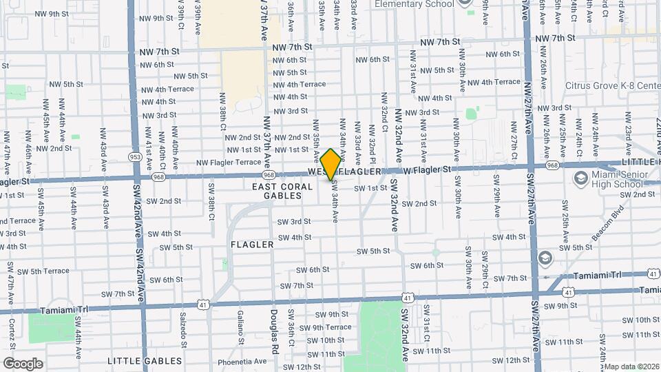40 SW 34th Ave Mapa y Detalles de la Ubicación
