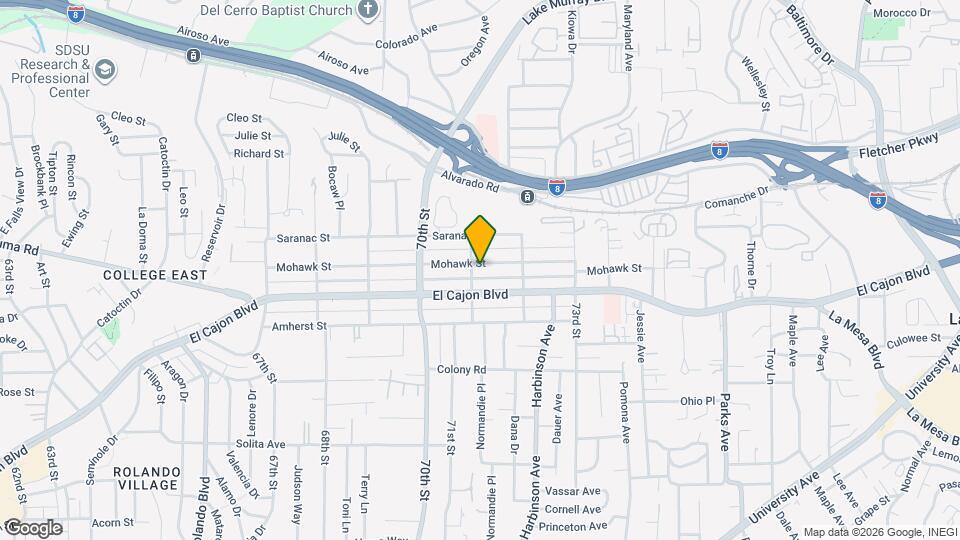 7111 Mohawk St Map and Location Details