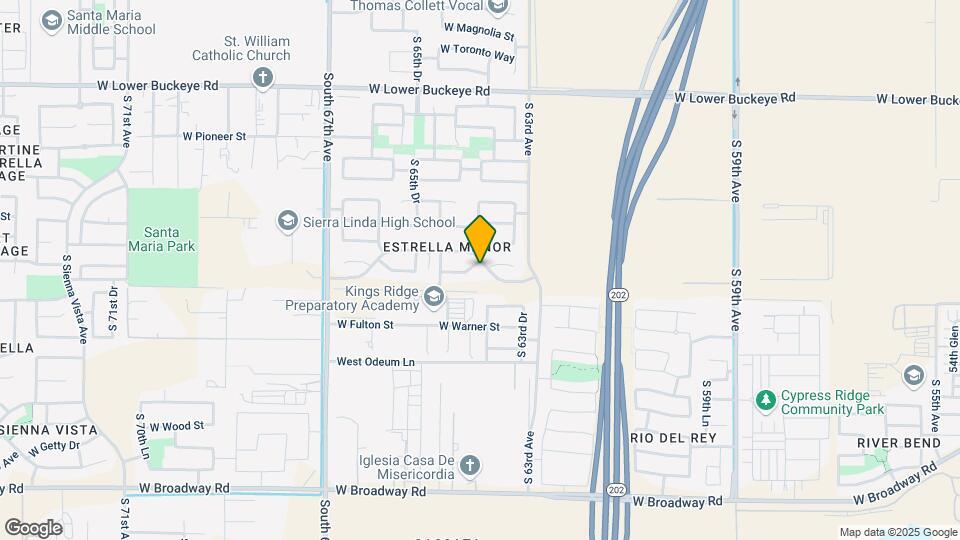 6401 W Riva Rd Map and Location Details