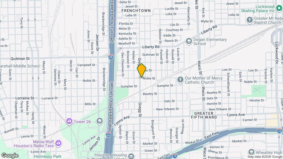 2100 Gregg St Map and Location Details