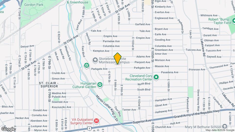 9807 Parkgate Ave Map and Location Details