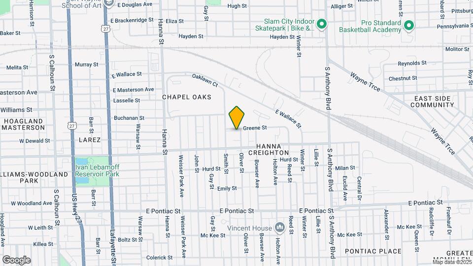 2210 Oliver St Map and Location Details