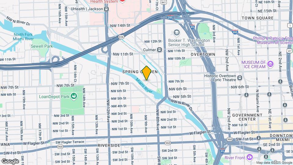 700 NW North River Dr Map and Location Details