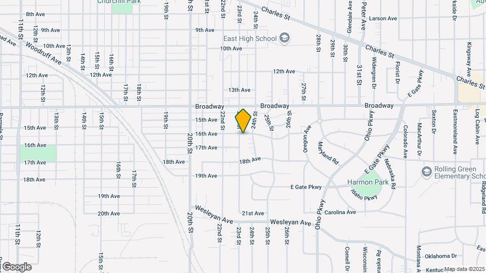 1704 23rd St Mapa y Detalles de la Ubicación