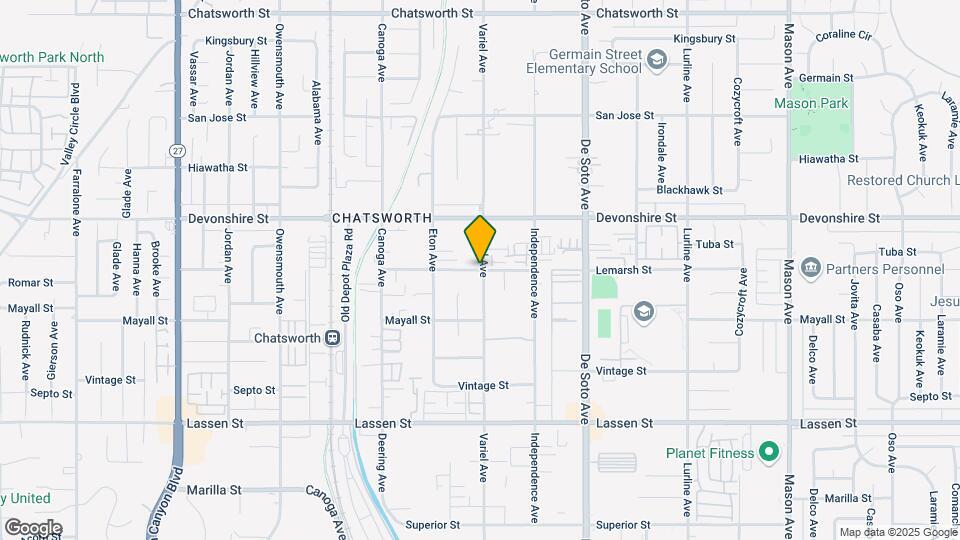 21101 Lemarsh St Map and Location Details
