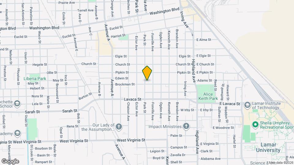 3885 Park St Map and Location Details