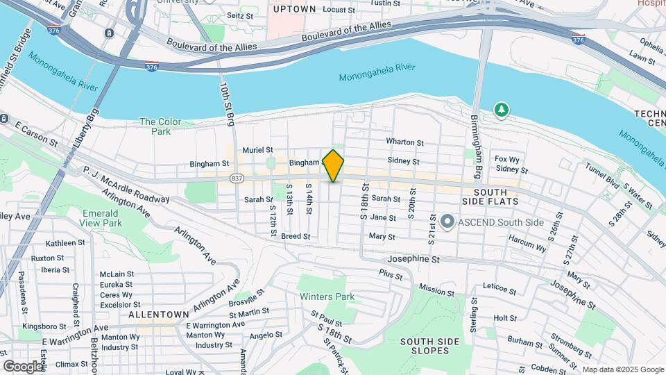 107 S 16th St Map and Location Details