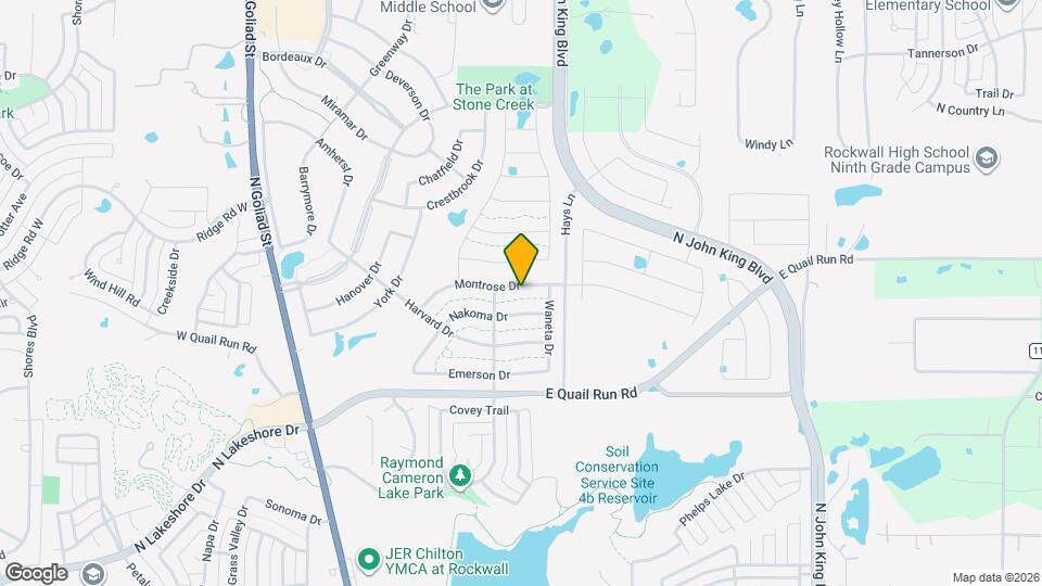 617 Montrose Dr Map and Location Details