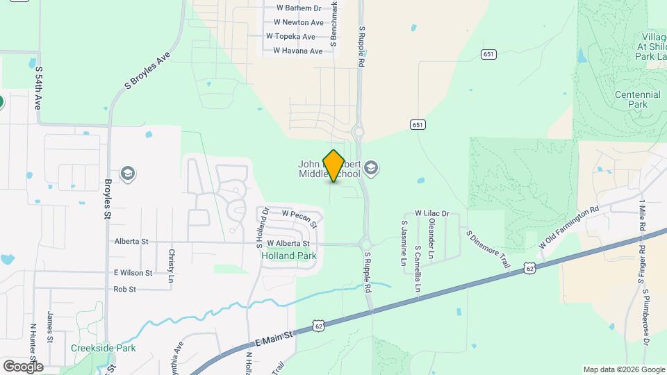 1018 S Benchmark Ln Mapa y Detalles de la Ubicación