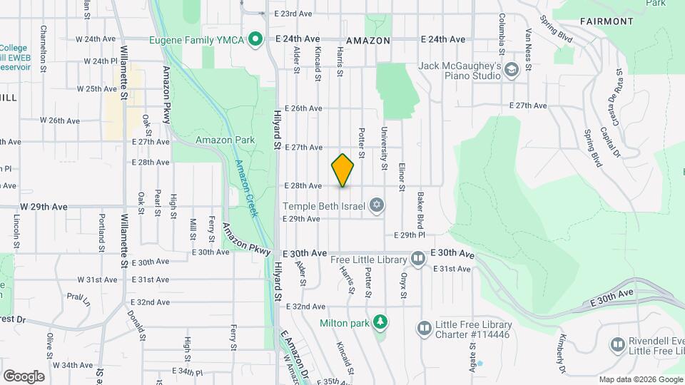 2821 Harris St Map and Location Details