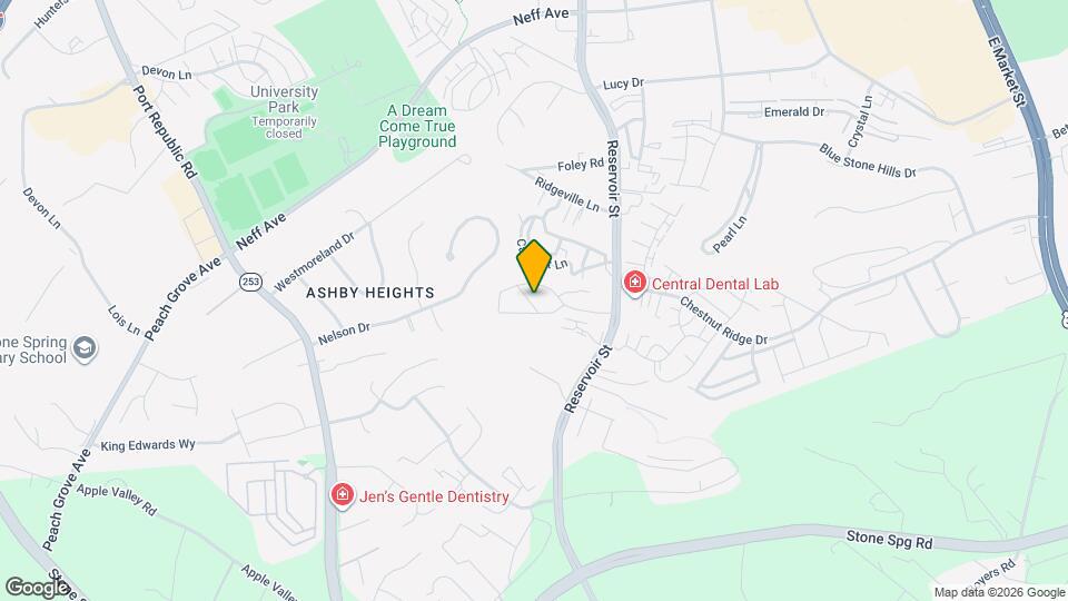 740 Hillmont Cir Map and Location Details