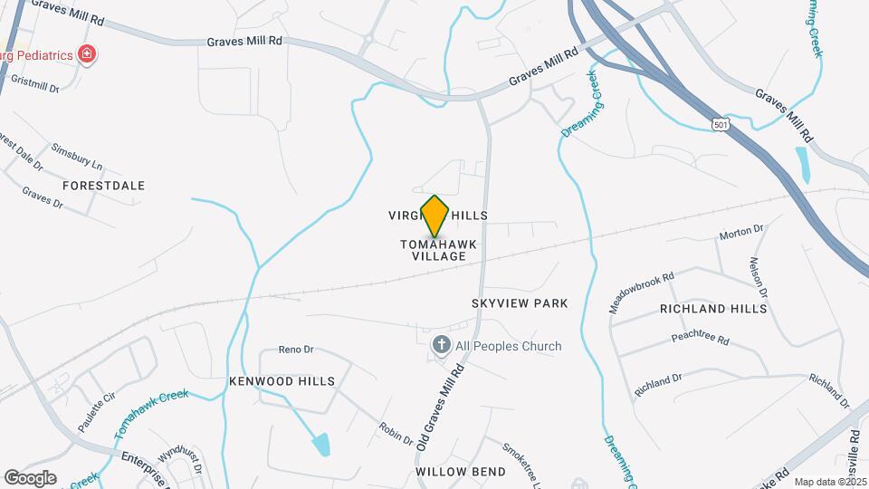 114 Tomahawk Dr Map and Location Details