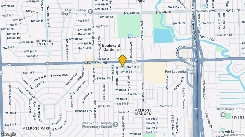 2850 SW 1st St Map and Location Details