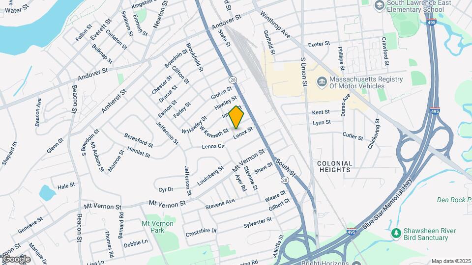25 Lenox St Map and Location Details