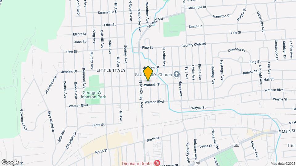 1611 Witherill St Map and Location Details