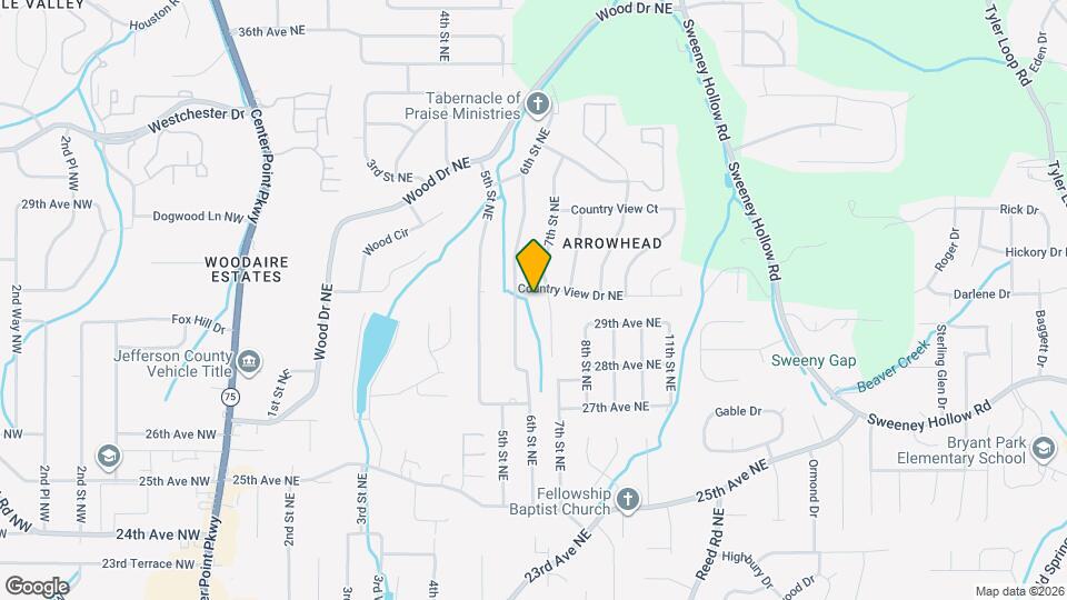 605 Country View Dr NE Map and Location Details