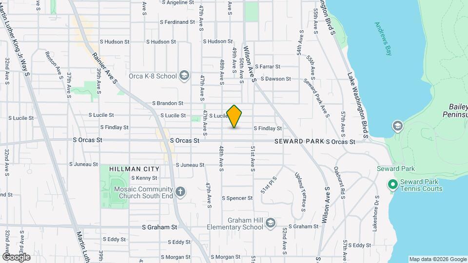 4823 S Findlay St Map and Location Details