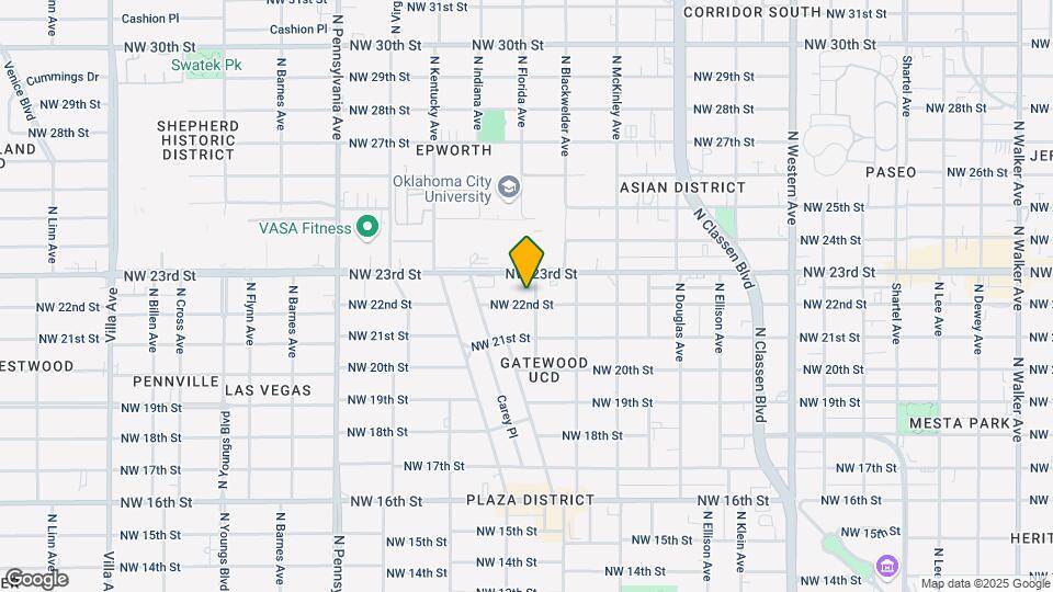 1805 NW 22nd St Map and Location Details